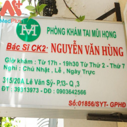 PHÒNG KHÁM TAI MŨI HỌNG BÁC SĨ CK2: NGUYỄN VĂN HÙNG