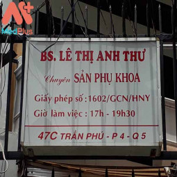 PHÒNG KHÁM BS.LÊ THỊ ANH THƯ CHUYÊN SẢN PHỤ KHOA